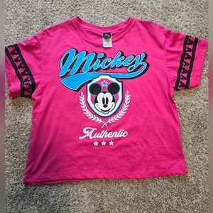 Mickey Mouse size small cropped top NWOT